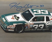 HARRY GANT - NASCAR LEGEND SIGNED AUTHENTIC 8x10 PHOTO w/COA WINSTON 500 WINNER