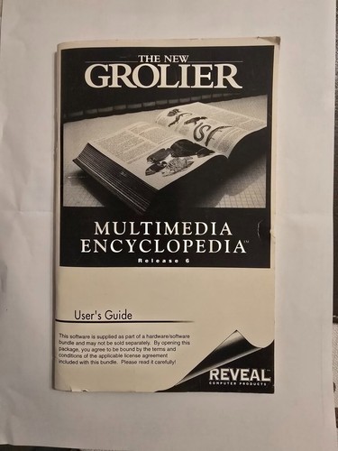 Vintage Grolier multimedia encyclopedia circa 1993 CD with booklet - Zdjęcie 3 z 5