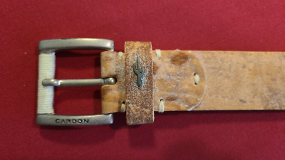 CARDON ARGENTINA Leather Belt, Silver Buckle Cardon | Accessories | Cardon Argentina Leather Belt Silver  main image 2