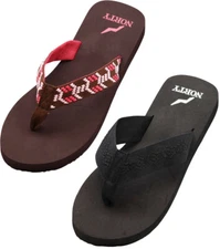 NORTY Women's Flip Flop Thong Beach Pool Casual Sandal