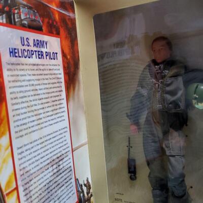 レアGIジェーンGI JANE US.ARMY HELICOPTER PIROT GI JANE figure US.ARMY HELICOPTER PIROT 1997 Hasbro unopened