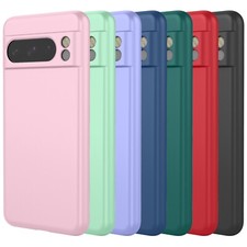 Case For Google Pixel 9 8 7 6 Pro Liquid Silicone Shockproof Rubber Phone Cover