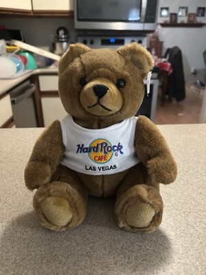 Vintage 2000 Hardrock Cafe Bear Plush With T-Shirt NWT