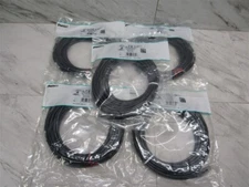 Lot of 5 NEW Panduit UTPSP25BLY Copper Patch Cords! 25Ft