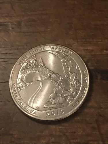 2015-D America the Beautiful Quarters Blue Ridge Parkway — photo from the most recent tracked eBay sale