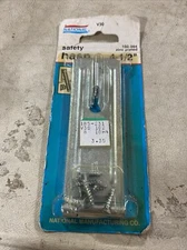 Old National Hardware 4-1/2" Door Safety Hasp Steel, Zinc Plated  N102-384 (V30)