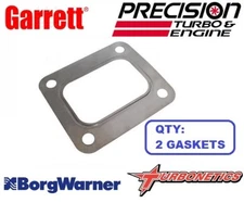 2-Pack Garrett  T4 Turbo Manifold Gasket Stainless Precision PTE Borg Warner EFR