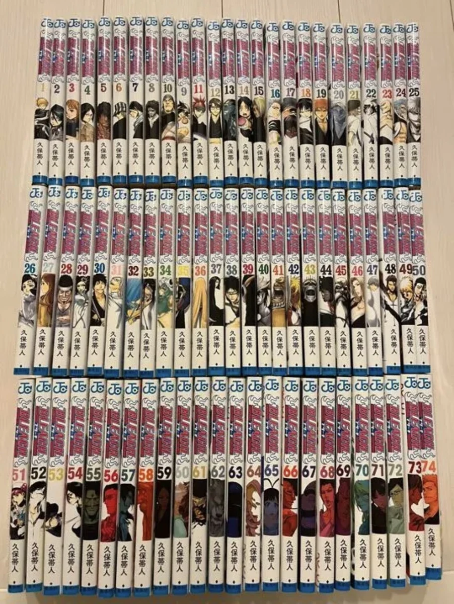 BLEACH vol.1-74 et Manga Comics Full Complete Japanese anime jump
