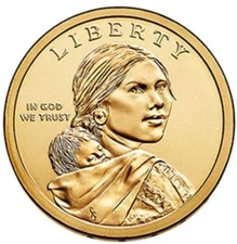 2017  NATIVE AMERICAN Sequoyah Dollar Coin --Philadelphia Mint