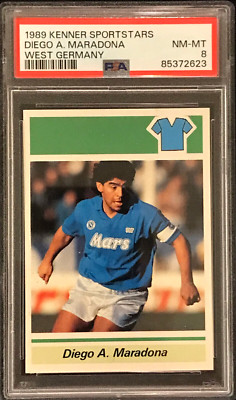 スポーツ PRO STARS MARADONA 1989 Kenner Sportstars Diego Maradona French/German PSA 8