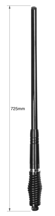 UNIDEN AT970BKS - Fibreglass Raydome Antenna – BLACK (3.0 dBi Gain) Uniden - Image 2 of 2