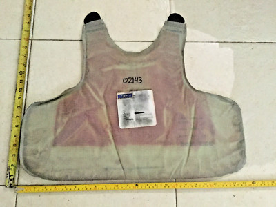 bullet proof  lvl II body armor ballistic vest panel fair to good condition 2323