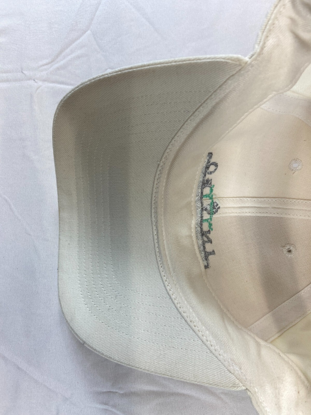 Info Manager Baseball Cap Strapback Hat White Ric… - image 8