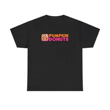 PUMPKIN DONUTS PARODY Humor Halloween Funny Comical Gift Tee T-shirt