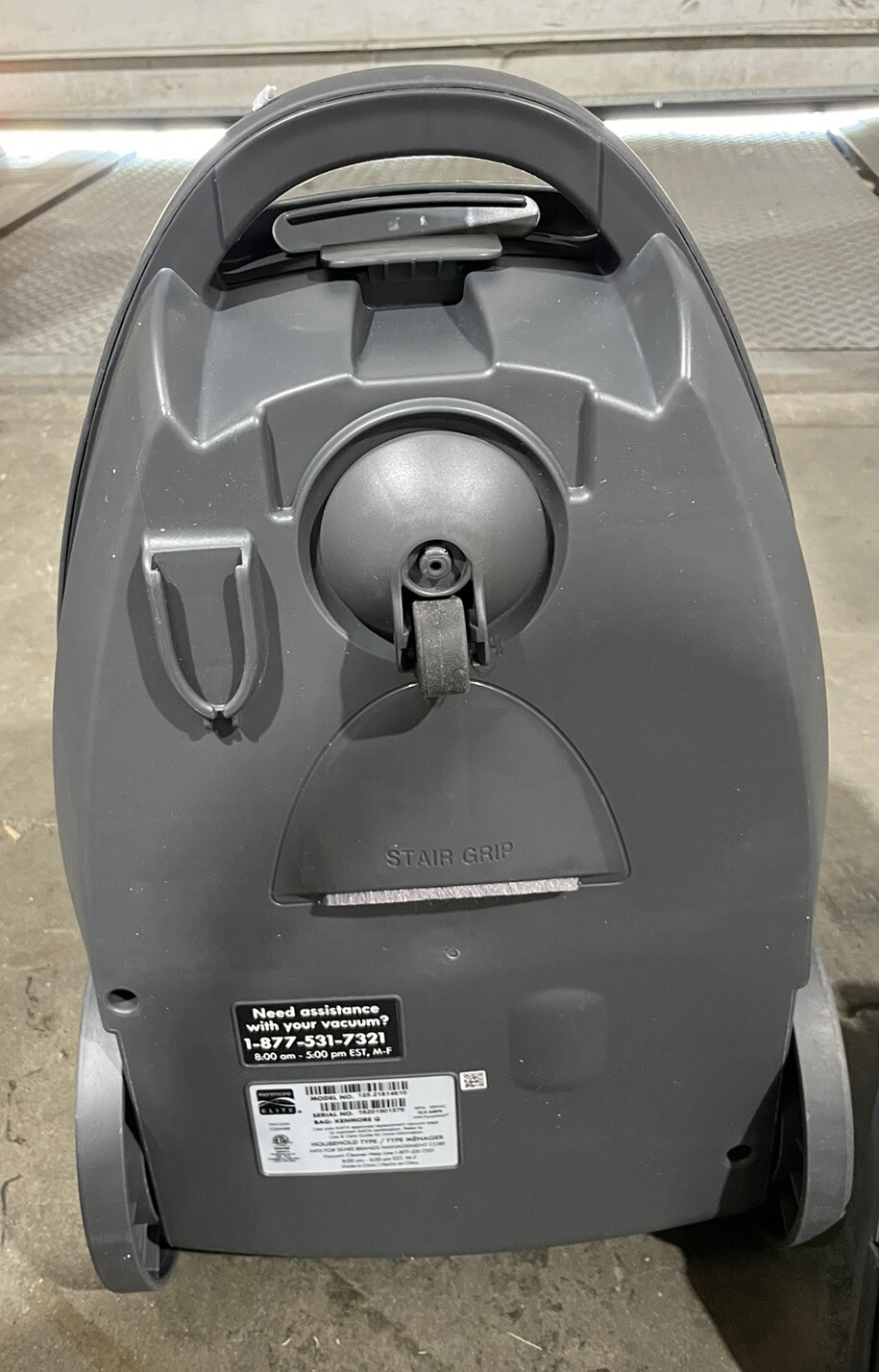 Kenmore Elite 21814 Pet Friendly CrossOver Canister Vacuum Silver/Gray