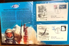 US Postal History Space Mercury Friendship 7 - 1987 2 covers-Free ship