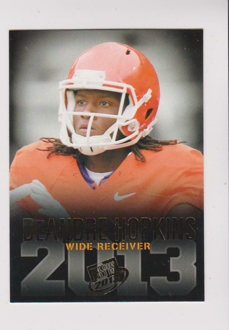 2013 Press Pass Gold #18 DeAndre Hopkins rookie card, Kansas City Chiefs