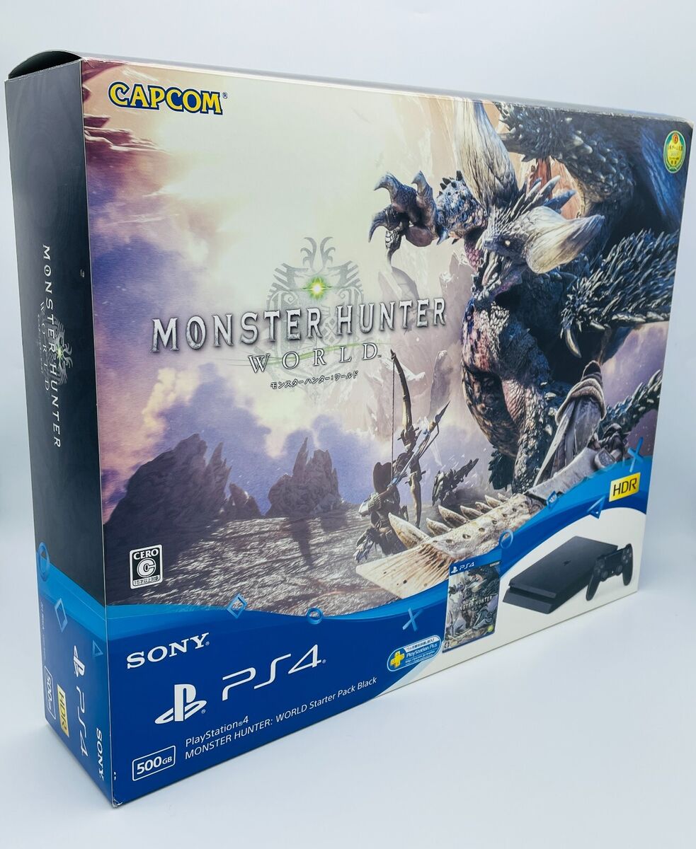 PS4 Monster Hunter World Iceborn Master Edition Starter Pack CUHJ-10030 BK  used