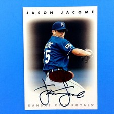 Jason Jacome 1996 Leaf Signature Series Bronze Autograph Card MLB KC Royals