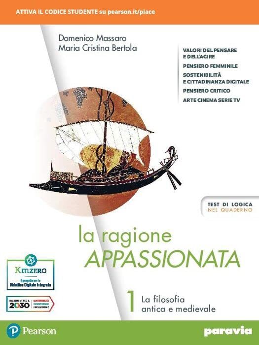 9788839537317 La ragione appassionata. Con I valori della logica...vale (Vol. 1)