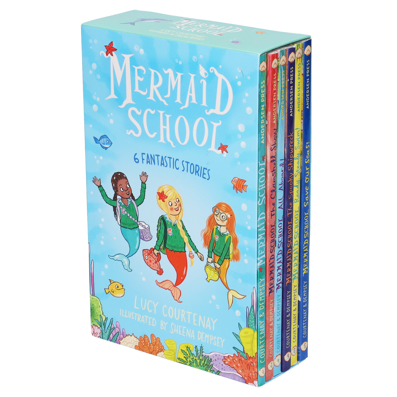 Mermaid School Series 6 Books Set by Lucy Courtenay - Ages 6-9 - Paperback