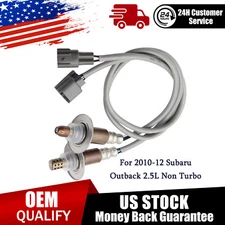 2Pcs Oxygen O2 Sensor Upstream+Downstream For 2010-12 Subaru Legacy Outback 2.5L