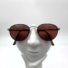 Attitude For Eyes 96417S Blue Gray Metal Oval Sunglasses Korea FRAMES ONLY