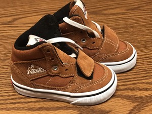brown toddler vans