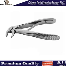 Pedo Tooth Extraction Forceps Fig 22 Extract Lower Molars Oral Surgery Plier CE