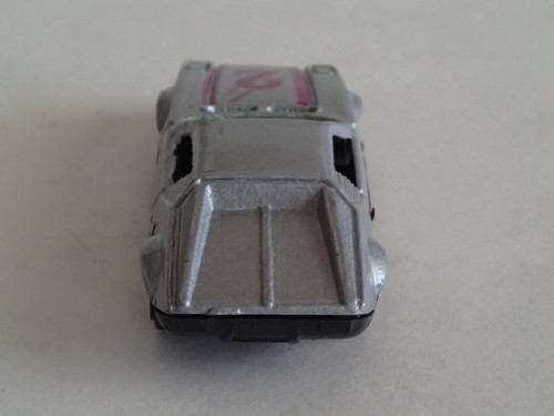 SILVER w/ PINK #2 De Tomaso Pantera Die-Cast Metal Sports Car Model, Wheels Turn - Picture 4 of 7