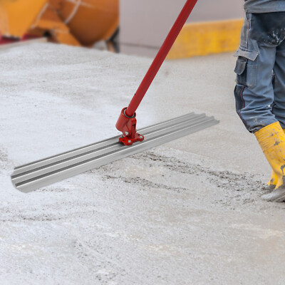 48''x8'' Bull Concrete Float Concrete Tool Trowel Float With 4 x 71'' Handles