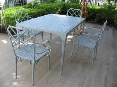 Old French Provincial Garden Table/Chairs Outdoor Setting Old French Provincial Garden Table/Chairs Outdoor Setting - Old French Provincial Garden Table/Chairs Outdoor Setting