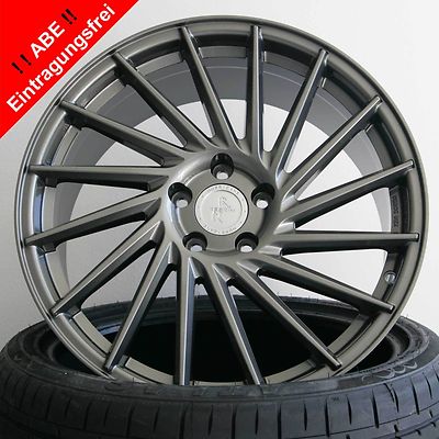 NEU 19'' ABE Alufelgen Keskin KT17 GRAU ET45 für MB E-Klasse inkl. Facelift 212