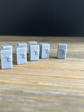 HO SCALE 1:87 RETRO SODA / POP MACHINE 3D RESIN PRINTED 8pk