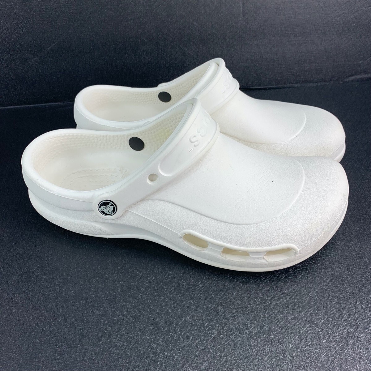 Crocs Specialist II Vent Clog White Work Shoe Unisex Croc Mens Sz