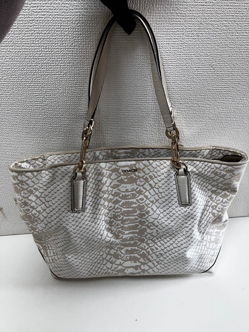 COACH Python Pattern Tote Bag 13a - image 19