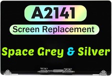 ORIGINAL APPLE MACBOOK PRO A2141 SPACE GRAY FULL LCD DISPLAY ASSEMBLY 661-14200.
