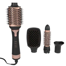 ELLE Premiere 4-in-1 Blower Brush Blowout Hot Air Blower Interchangeable Heads
