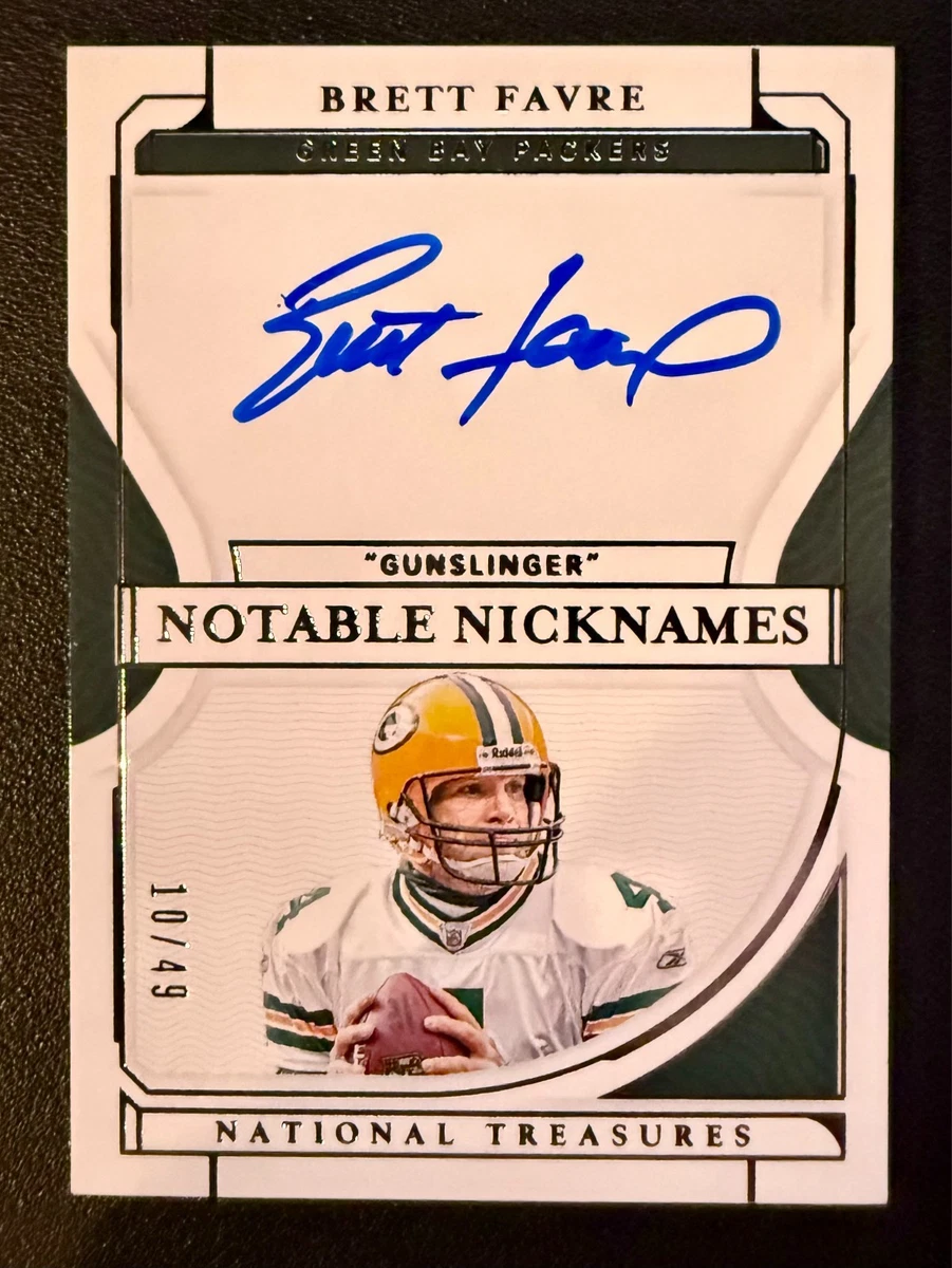 Brett Favre Football Autographed Sports Trading Cards