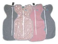 LOT OF 4 Love to Dream Swaddle Up Original GRAY Pink Moon Size NEWBORN 5-8.5 LBS