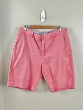 J. Crew Mens Shorts Sz 35 Cotton Pink #14054 Resort Wear