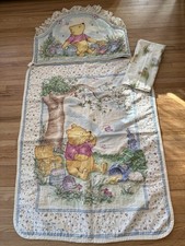 Vintage Winnie The Pooh Crib Quilt Nursery Set