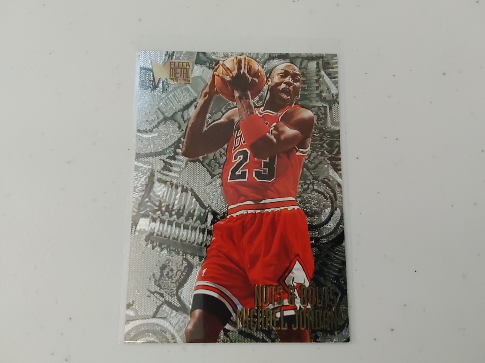 Michael Jordan 1995 Metal #212 Nuts & Bolts Price Guide - Sports 