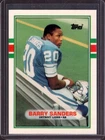 BARRY SANDERS 1989 Topps Traded #83T Rookie RC Detroit Lions Read