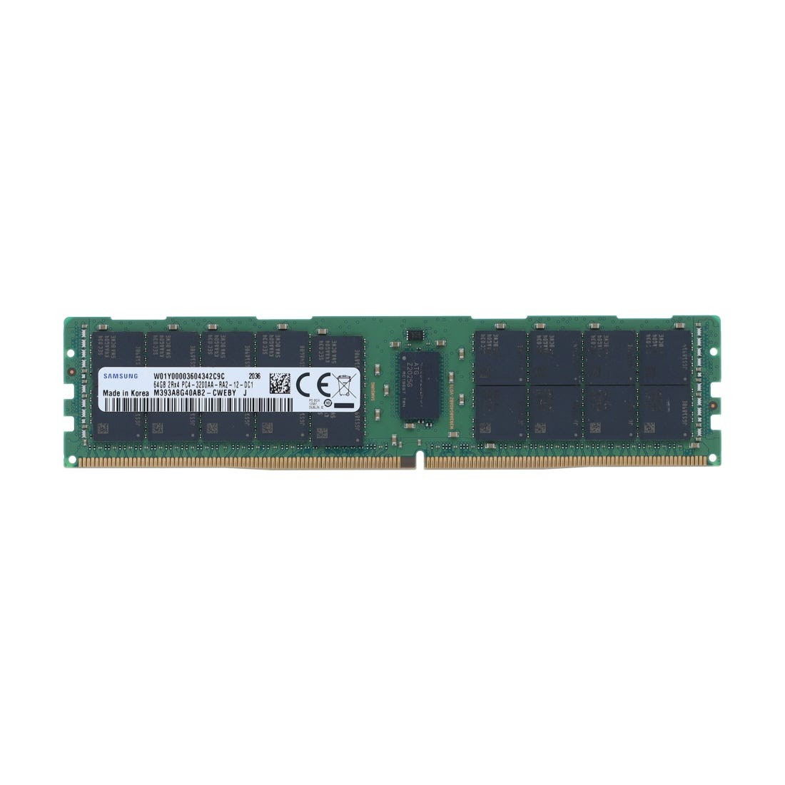 Samsung P06035-B21 64GB PC4-25600AA-R (DDR4 -3200MHz) RAM - 1yr Warranty