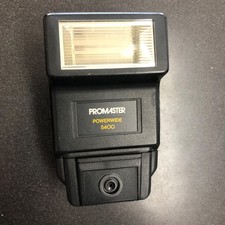 Promaster Powerwide FTD5400 Camera Flash w/Canon CN AF Module Base TESTED VIDEO