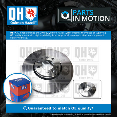 2x Brake Discs Pair Vented Front 304mm BDC5660 Quinton Hazell Set 424924 424992