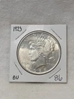 1923- P- PEACE SILVER DOLLAR- NR AUCTION- FREE US SHIPPING - # 86