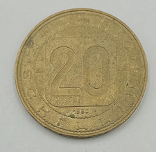 1980 Austria 20 Schilling Nine States of Austria Commemorative KM#2946 UNC