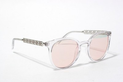 Dolce Gabbana Sunglasses Polished Clear Light Pink Mirror DG6189U 3133/6Q E172